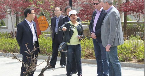 荷兰空间规划局官员来洛南考察仓颉造字遗址