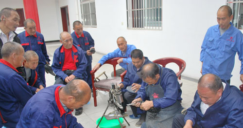 山阳残联开展形式多样的“以残助残”活动