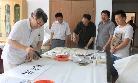 商州五郎沟里的文化联谊