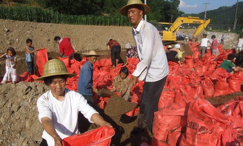 丹凤水务民政部门组织群众开展生产自救