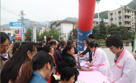 柞水开展系列健康宣教服务活动