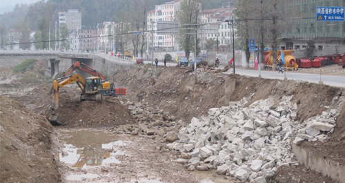 省道一0二线柞水石镇至石瓮段改建工程正式动工