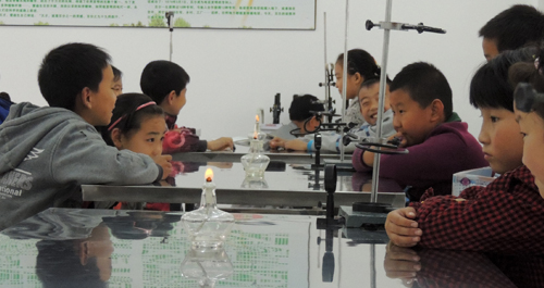 柞水石瓮镇中心校充分发挥“双高双普”部室功能