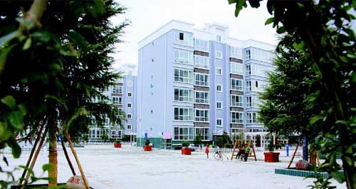 洛南县景村镇景村街社区移民安置新区建成