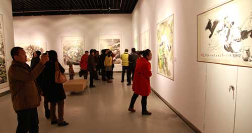 《商洛市美术作品汇报展》12月3日在陕西省美术展览馆开幕