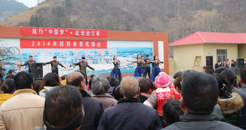 商南深入基层村镇开展“践行中国梦·送戏进万家”活动