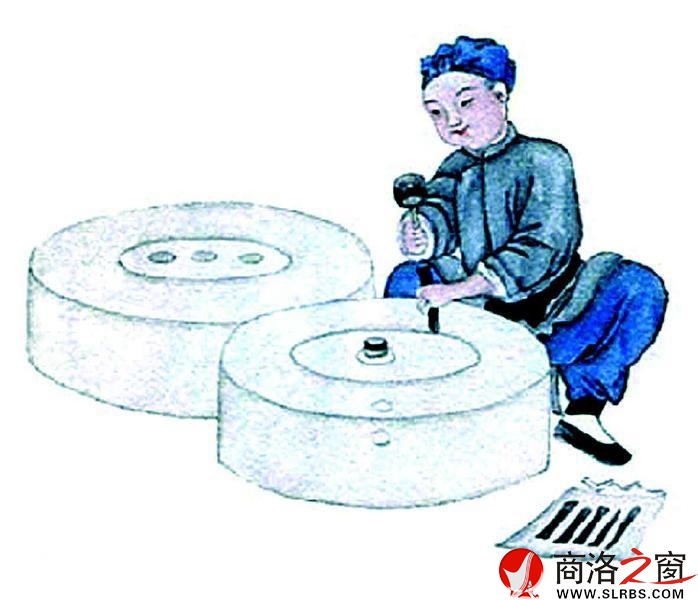加工和维护石磨曾是一个技术职业