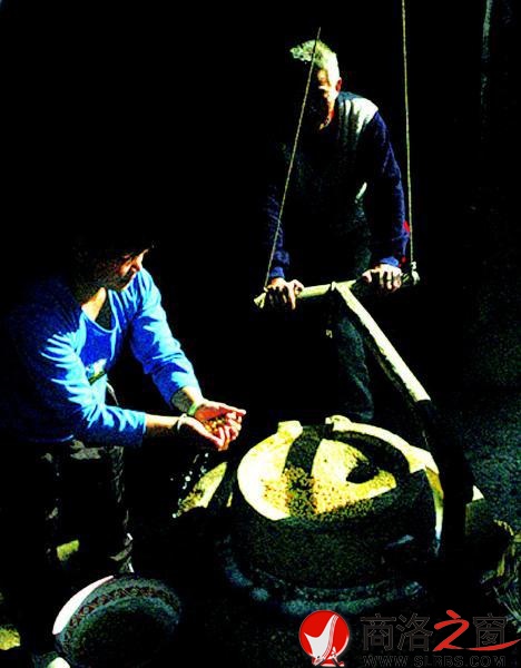 推石磨已成为40岁以上人的历史记忆