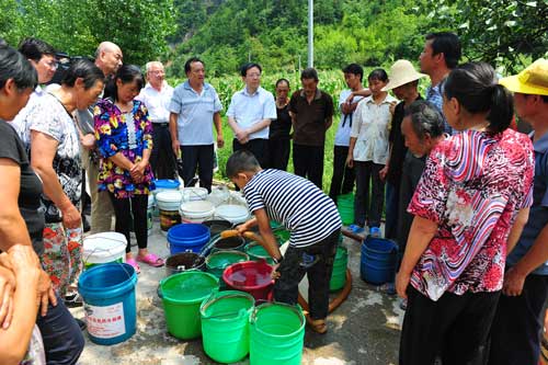 商南确保群众生活用水
