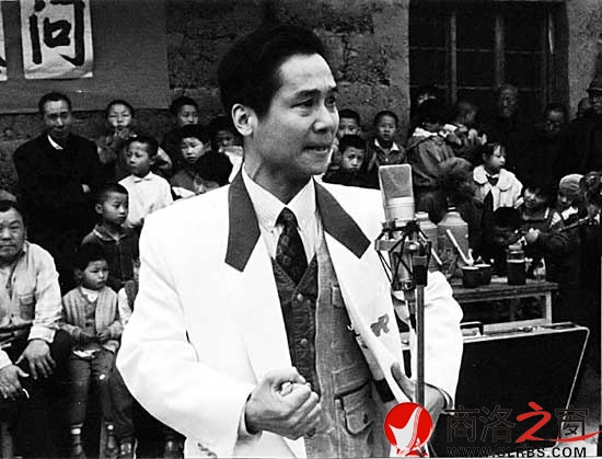 1998年2月李小锋在商州杨峪河义演