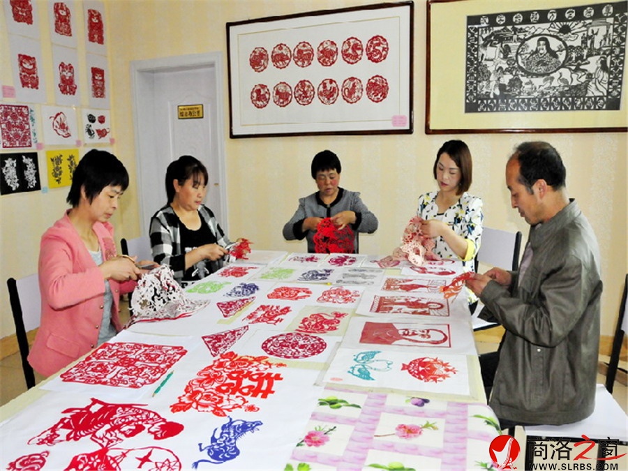 洛南县如意红剪纸专业合作社成立
