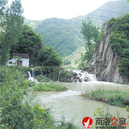 水磨房、洗衣女、溪瀑