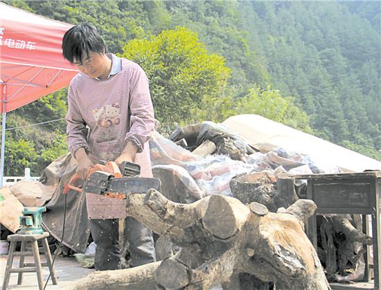 巡检根雕一条街