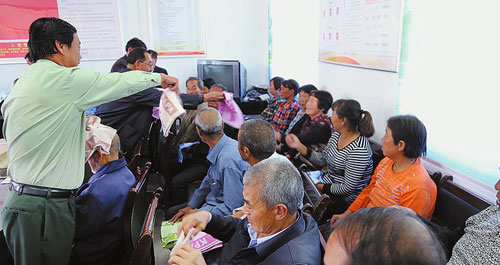 保安镇文峪村举办道德讲堂活动