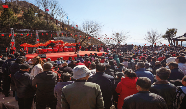春风送暖熊耳山 文化惠民过大年