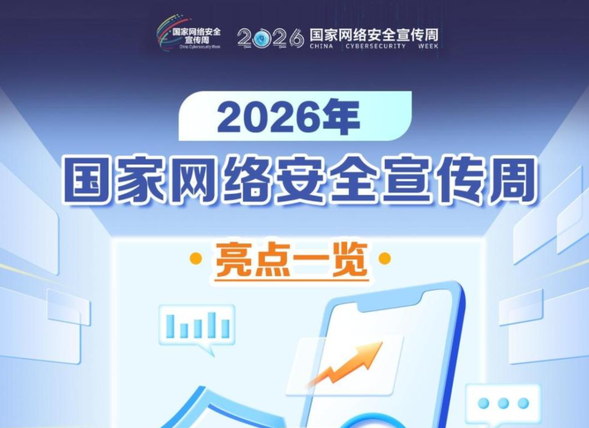 一图看懂！2026年国家网络安全宣传周亮点全揭秘