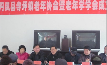 丹凤县寺坪镇老年协会暨老年学学会成立大会